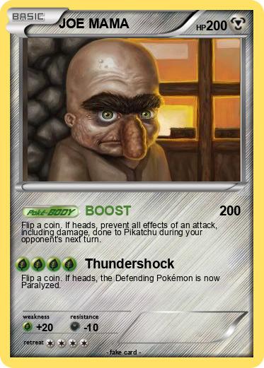 Pokemon JOE MAMA
