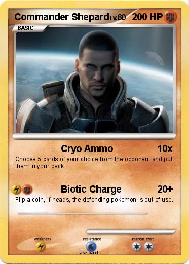 Pokemon Commander Shepard