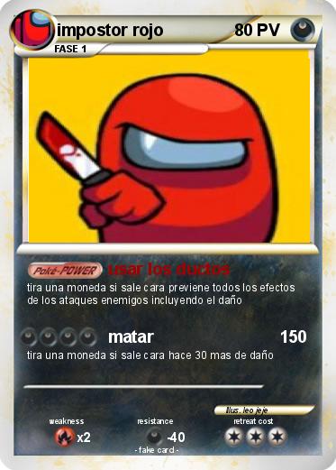 Pokemon impostor rojo