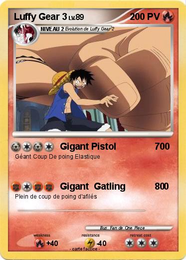 Pokemon Luffy Gear 3
