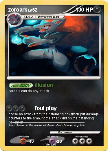 Pokemon zoroark