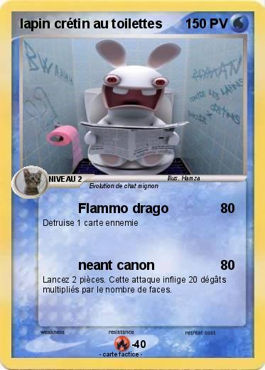 Pokemon lapin crétin au toilettes