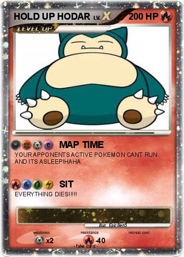 Pokemon HOLD UP HODAR