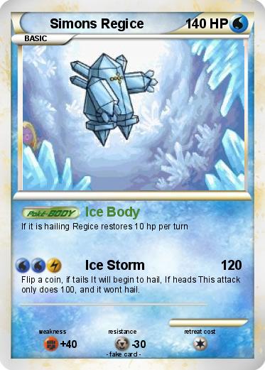 Pokemon Simons Regice