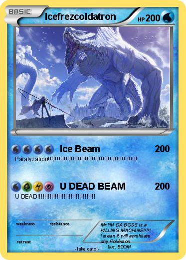 Pokemon Icefrezcoldatron