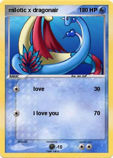 Pokemon milotic x dragonair