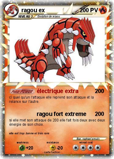 Pokemon ragou ex