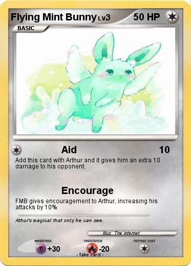 Pokemon Flying Mint Bunny