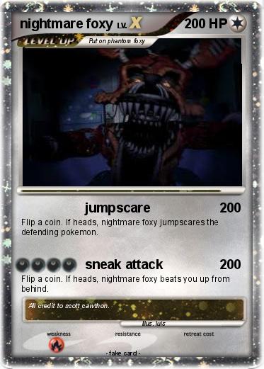Pokemon nightmare foxy