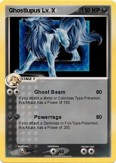 Pokemon Ghostlupus Lv. X