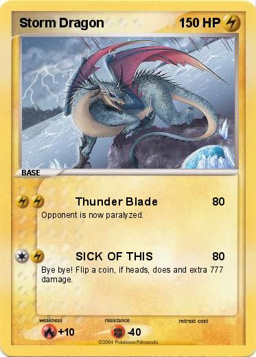 Pokemon Storm Dragon