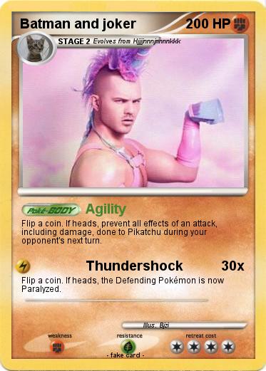 Pokemon Batman and joker