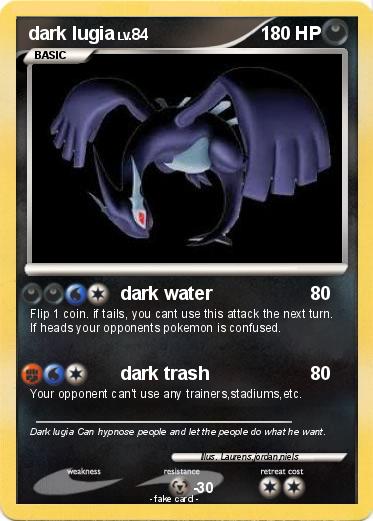 Pokemon dark lugia