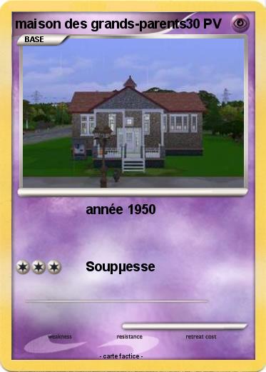 Pokemon maison des grands-parents