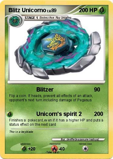 Pokemon Blitz Unicorno