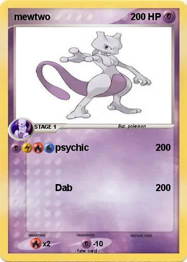 Pokemon mewtwo