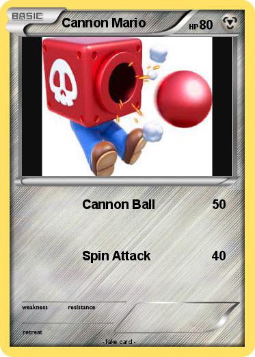 Pokemon Cannon Mario