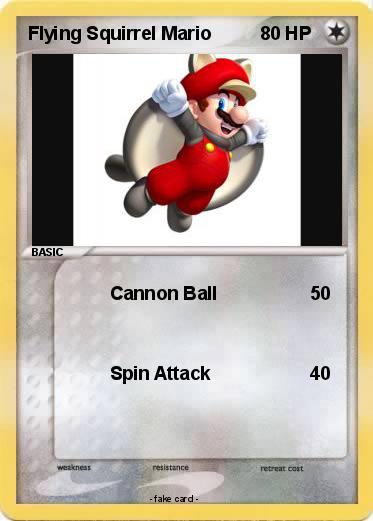 Pokemon Flying Squirrel Mario