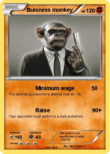 Pokemon Buisness monkey