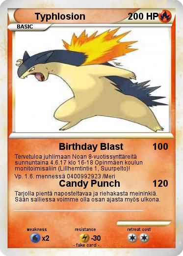 Pokemon Typhlosion