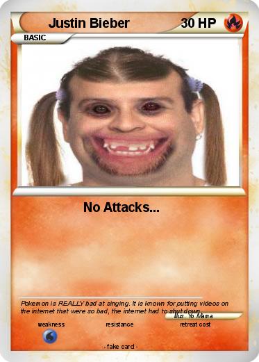 Pokemon Justin Bieber