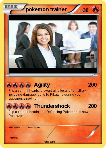 Pokemon pokemon trainer