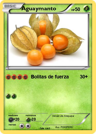 Pokemon Aguaymanto