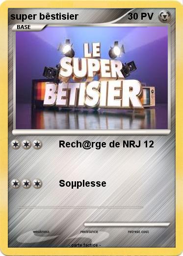 Pokemon super bêstisier