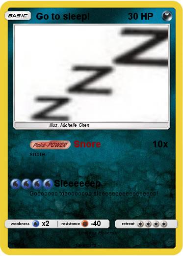 Pokemon Go to sleep!