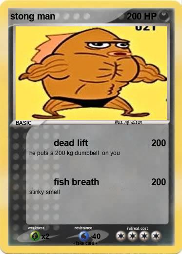 Pokemon stong man