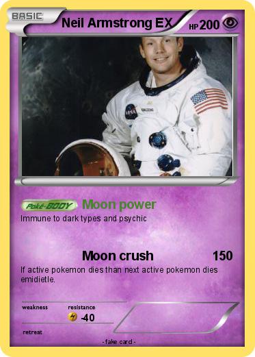 Pokemon Neil Armstrong EX