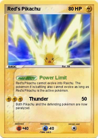 Pokemon Red's Pikachu