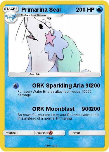 Pokemon Primarina Seal