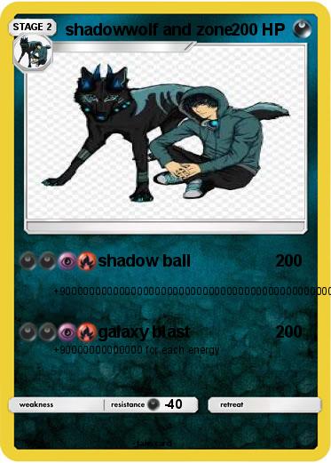 Pokemon shadowwolf and zone