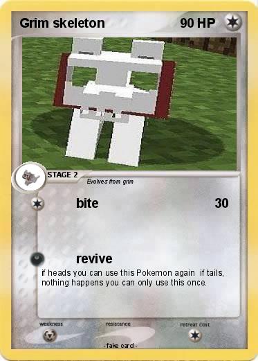 Pokemon Grim skeleton