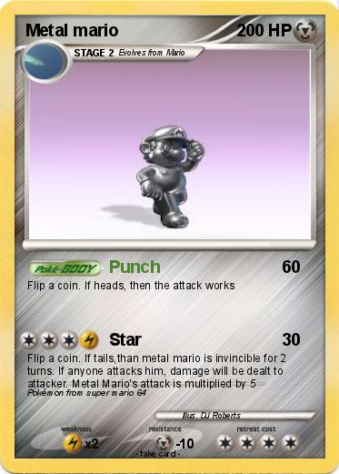 Pokemon Metal mario