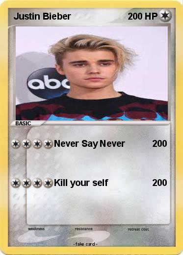Pokemon Justin Bieber