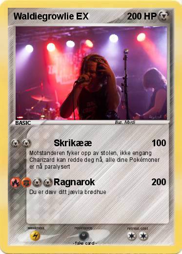 Pokemon Waldiegrowlie EX
