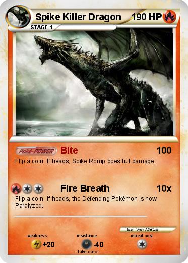 Pokemon Spike Killer Dragon