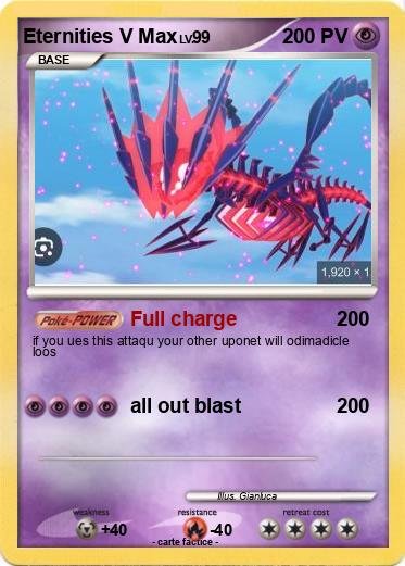 Pokemon Eternities V Max