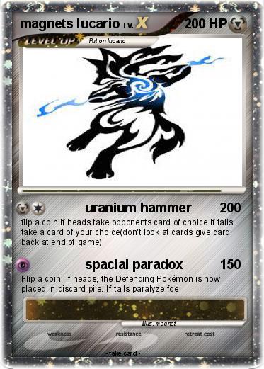 Pokemon magnets lucario