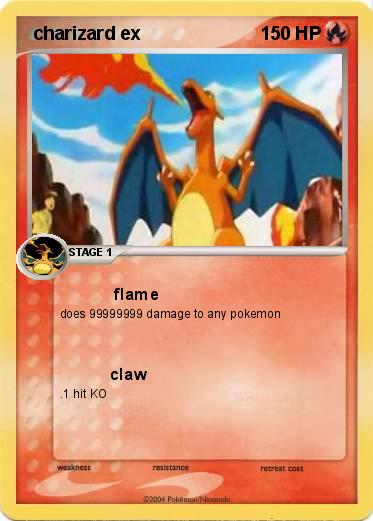 Pokemon  charizard ex