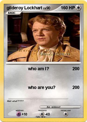 Pokemon gilderoy Lockhart