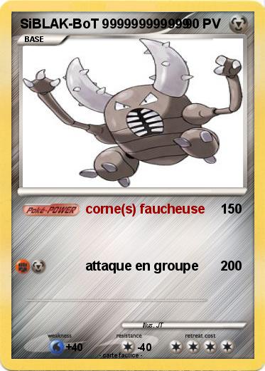 Pokemon SiBLAK-BoT 999999999999