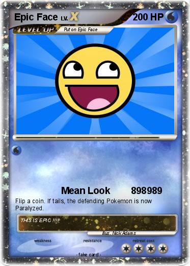 Pokemon Epic Face