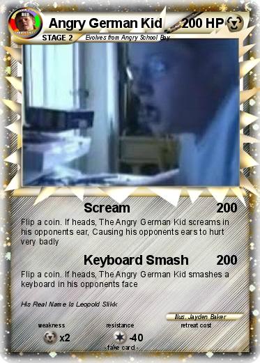 Pokemon Angry German Kid