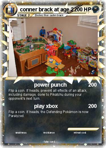 Pokemon conner brack at age 2