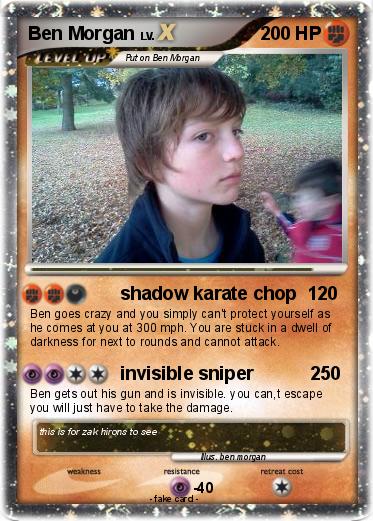 Pokemon Ben Morgan