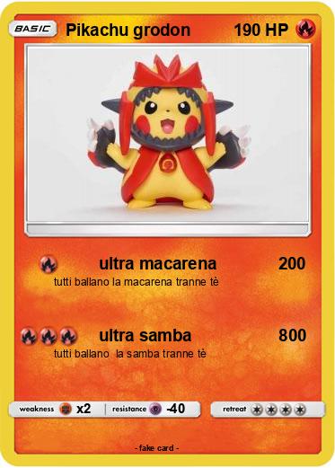 Pokemon Pikachu grodon
