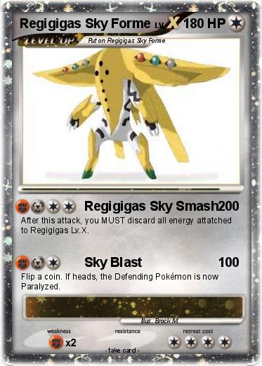 Pokemon Regigigas Sky Forme